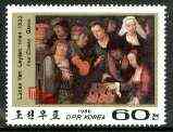 North Korea 1988 Filacept 88 Stamp Exhibition 60ch Van Leydens Chess Game unmounted mint, SG N2815*, stamps on stamp exhibitions, stamps on arts, stamps on chess