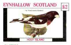 Eynhallow 1982 Birds #31 (Rose-breasted Grosbeak) imperf deluxe sheet (£2 value) unmounted mint, stamps on birds   