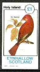 Staffa 1982 American Quail imperf souvenir sheet (£1 value) unmounted mint, stamps on birds, stamps on quail, stamps on game