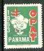 Cinderella - Panama 1963 Anti TB label unmounted mint showing National Flower, stamps on cinderella, stamps on tb, stamps on diseases, stamps on medical, stamps on flowers