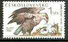 Czechoslovakia 1989 Endangered Species - Sea Eagle unmounted mint, SG 2980, stamps on birds, stamps on birds of prey, stamps on eagles