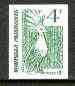 New Caledonia 1988 Bird def 4f Kagu, imperf from limited printing unmounted mint, as SG 840*, stamps on birds