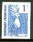New Caledonia 1988 Bird def 1f Kagu, imperf from limited printing unmounted mint, as SG 837*, stamps on birds