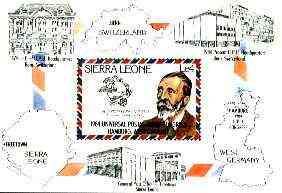 Sierra Leone 1984 UPU m/sheet unmounted mint SG MS 798, stamps on upu, stamps on maps, stamps on  upu , stamps on 