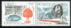 Monaco 1994 Europa set of two unmounted mint SG 2180-81, stamps on europa, stamps on fish, stamps on fishing