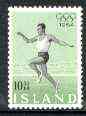 Iceland 1964 Tokyo Olympic Games (Running) unmounted mint, SG 418, stamps on olympics, stamps on running