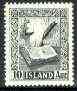 Iceland 1953 Handrwriting on manuscript 10a black unmounted mint, SG 319, stamps on writing, stamps on letter, stamps on books