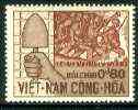 Vietnam - South 1966 Soldiers 80c from Third Anniversary set unmounted mint, SG S274*, stamps on militaria