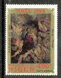 Niger Republic 1982 Virgin & Child by Rubens 400f from Christmas set unmounted mint, SG 925*, stamps on arts, stamps on rubens, stamps on religion, stamps on renaissance