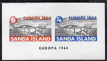 Sanda Island 1964 Europa imperf m/sheet (Europa Bridge) unmounted mint, stamps on , stamps on  stamps on europa, stamps on bridges