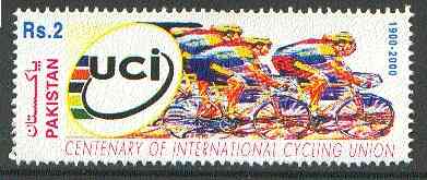 Pakistan 2000 International Cycling Union unmounted mint*