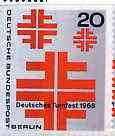 Germany - West Berlin 1968 Athletics Festival unmounted mint SG B315*, stamps on , stamps on  stamps on sport, stamps on athletics