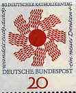 Germany - West 1964 80th Catholics' Day unmounted mint SG 1349*, stamps on , stamps on  stamps on religion