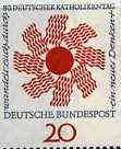 Germany - West 1964 80th Catholics' Day unmounted mint SG 1349*, stamps on religion