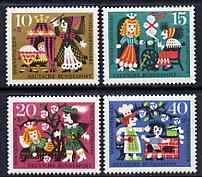 Germany - West 1964 Humanitarian Relief Funds (Sleeping Beauty) set of 4 unmounted mint SG 1352-55, stamps on , stamps on  stamps on fairy tales, stamps on  children