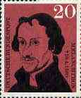 Germany - West 1960 Death Anniversary of Philip Melanchthon (Protestant Reformer) unmounted mint SG 1242, stamps on personalities, stamps on religion