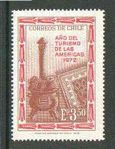 Chile 1972 Stove & Rug 3E50 from Tourism Year set unmounted mint SG 704*, stamps on , stamps on  stamps on crafts, stamps on tourism