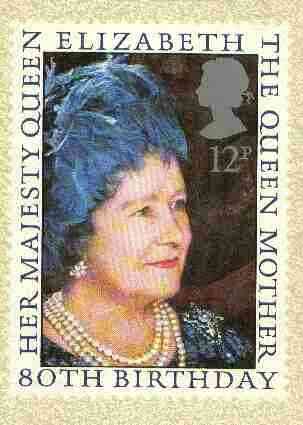 Great Britain 1980 Queen Mother 80th Birthday PHQ card unused and pristine, stamps on , stamps on  stamps on royalty, stamps on  stamps on queen mother