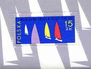 Poland 1965 Finn Class Sailing perf m/sheet unmounted mint, SG MS 1573a, Mi BL 36, stamps on sailing, stamps on yachts