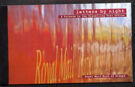 Booklet - Great Britain 2004 Letters by Night £7.44 Prestige booklet complete and very fine, SG DX32, stamps on , stamps on  stamps on postal