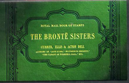 Booklet - Great Britain 2005 The Bronte Sisters Â£7.43 Prestige booklet complete and very fine, SG DX34, stamps on literature, stamps on women, stamps on personalities