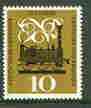Germany - West 1960 125th Anniversary of German Railways (1835 Adler) SG 1259, stamps on railways