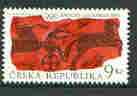 Czech Republic 2000 Sydney Olympic Games 9k showing Chariot race from Ancient Olympics unmounted mint, stamps on olympics, stamps on horses