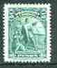 Paraguay 1943 Anniversary of Discovery of America by Columbus 5p green unmounted mint, SG 580*, stamps on columbus, stamps on explorers