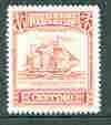 Paraguay 1946 Paddle Steamer 1c red from Colours Changed Pictorial set, unmounted mint SG 640*