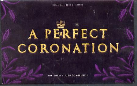 Great Britain 2003 A Perfect Coronation £7.46 Prestige booklet complete and very fine, SG DX31, stamps on royalty, stamps on corontion
