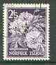 Norfolk Island 1962 Passion Flower 2s5d (from 1960 def set) superb used with light corner cds cancel SG 33, stamps on flowers, stamps on 