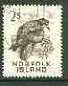 Norfolk Island 1961 Solanders Petrel 2s (from 1960 def set) superb used with light corner cds cancel SG 32, stamps on birds, stamps on petrel