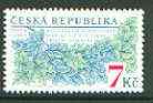Czech Republic 2000 International Monetary Fund & World Banking (Leaves) 7k unmounted mint, stamps on money, stamps on finance, stamps on trees, stamps on banking