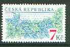 Czech Republic 2000 International Monetary Fund & World Banking (Leaves) 7k unmounted mint, stamps on , stamps on  stamps on money, stamps on finance, stamps on trees, stamps on banking