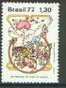 Brazil 1977 Thanksgiving Day (Angel) unmounted mint, SG 1693, stamps on , stamps on  stamps on angels