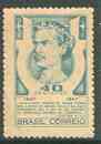 Brazil 1947 Birth Centenary of Castro Alves (poet) unmounted mint SG 738*, stamps on , stamps on  stamps on poetry, stamps on literature