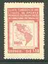 Brazil 1952 International Labour Organisation unmounted mint, SG 823, stamps on business, stamps on maps