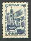 Brazil 1956 Franca Cathedral unmounted mint, SG 942, stamps on cathedrals