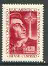 Brazil 1955 St Pascoal 2cr70 (from Eucharistic Congress) unmounted mint, SG 930*, stamps on , stamps on  stamps on religion, stamps on  stamps on saints