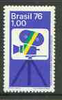 Brazil 1976 Cinematograph Industry unmounted mint, SG 1591, stamps on films, stamps on cinema, stamps on cameras