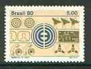 Brazil 1980 National Telecommunications System unmounted mint, SG 1860, stamps on , stamps on  stamps on communications, stamps on telephones