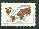 Brazil 1979 World Telecommunications Exhibition unmounted mint, SG 1791, stamps on communications, stamps on maps