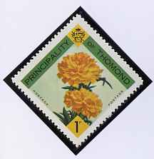 Thomond 1960 Carnation 1d (Diamond-shaped) def unmounted mint*