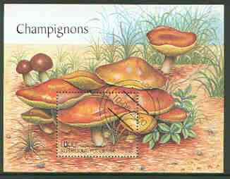 Togo 2000 Fungi perf m/sheet very fine cto used, stamps on , stamps on  stamps on fungi