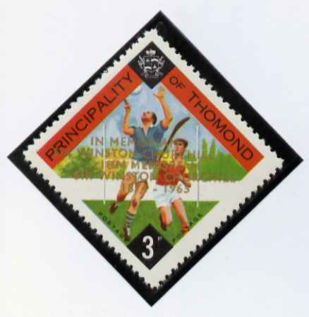 Thomond 1965 Hurling 3d (Diamond-shaped) with 