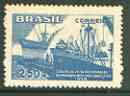 Brazil 1958 Govt aid for Merchant Navy unmounted mint, SG 990*, stamps on ships