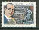 Brazil 1990 Birth Centenary of Lindolio Collor (journalist) unmounted mint SG 2409*, stamps on newspapers