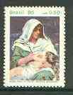 Brazil 1986 Death Anniversary of Henrique bernardelli (artist) unmounted mint, SG 2217*, stamps on arts