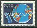 Brazil 1987 Telecom '87 Telecommunications Exhibition unmounted mint, SG 2272*, stamps on , stamps on  stamps on communications, stamps on globes