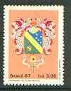 Brazil 1987 Centenary of Military Club unmounted mint, SG 2277*, stamps on , stamps on  stamps on militaria, stamps on arms, stamps on heraldry